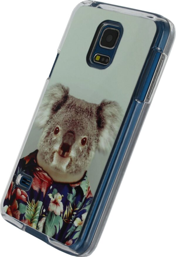 Xccess Metal Plate Cover Samsung Galaxy S5 Mini Funny Koala