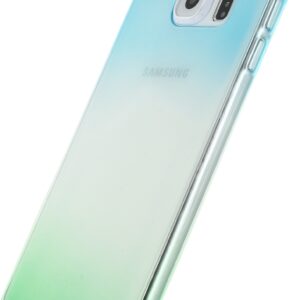 Xccess Thin Tpu Case Samsung Galaxy S6 Edge Gradual Green/Turquoise