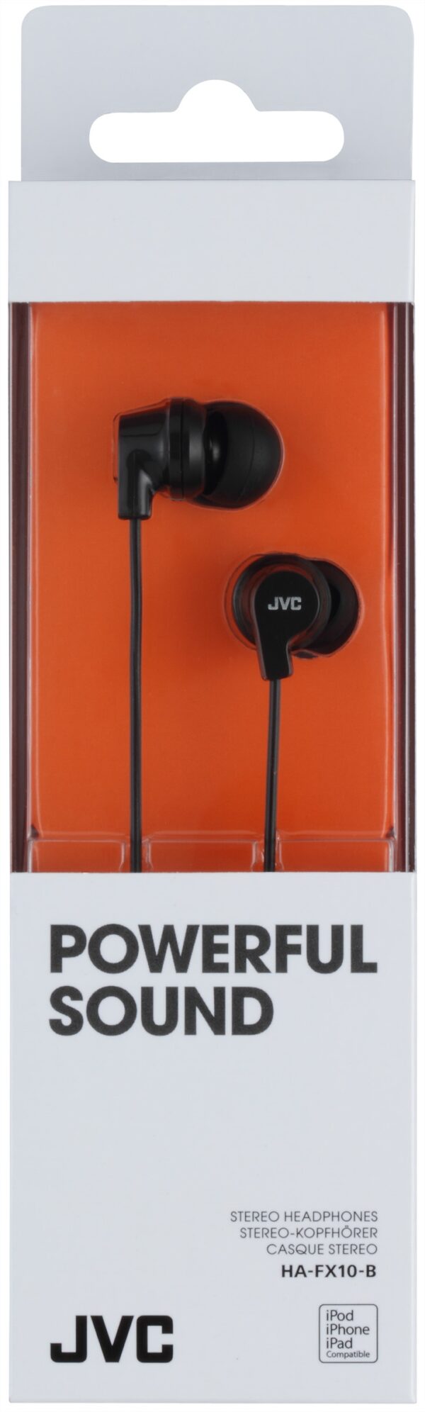 Jvc Ha-Fx10-B Jvc Colourful Inner Ear Headphone Black - Afbeelding 2