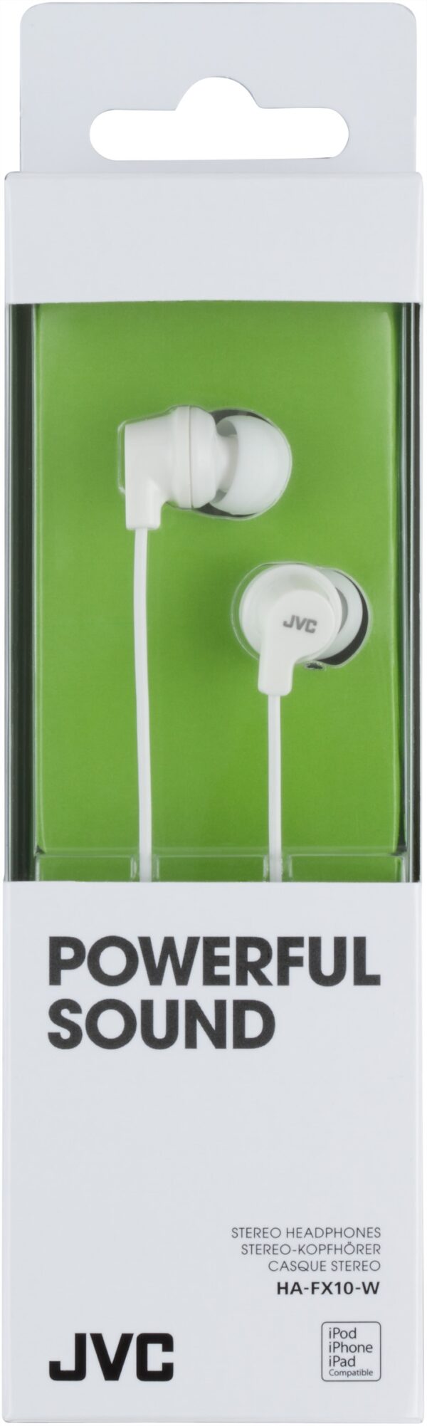 Jvc Ha-Fx10-W Jvc Colourful Inner Ear Headphone White - Afbeelding 2