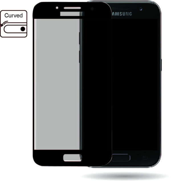 Mobilize Edge-To-Edge Glass Screen Protector Samsung Galaxy A3 2017 Black