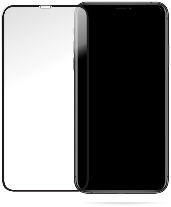 Mobilize Glass Screen Protector - Black Frame - Apple Iphone Xs Max/11 Pro Max