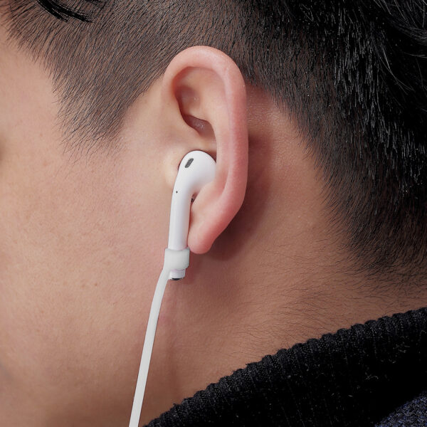 Xccess Anti Lost Strap For Apple Airpods White - Afbeelding 3