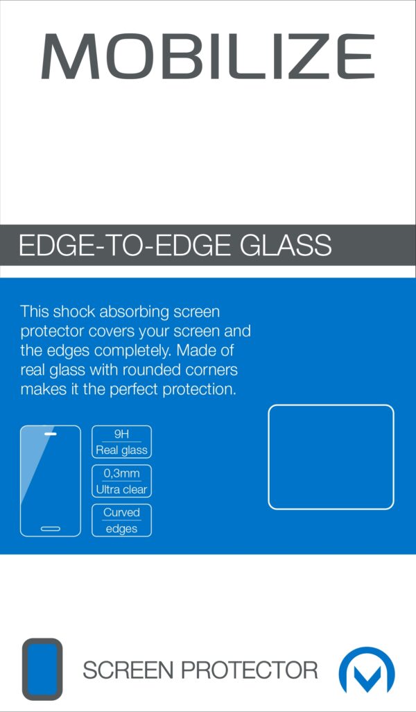 Mobilize Edge-To-Edge Glass Screen Protector Samsung Galaxy S7 Edge Silver - Afbeelding 6