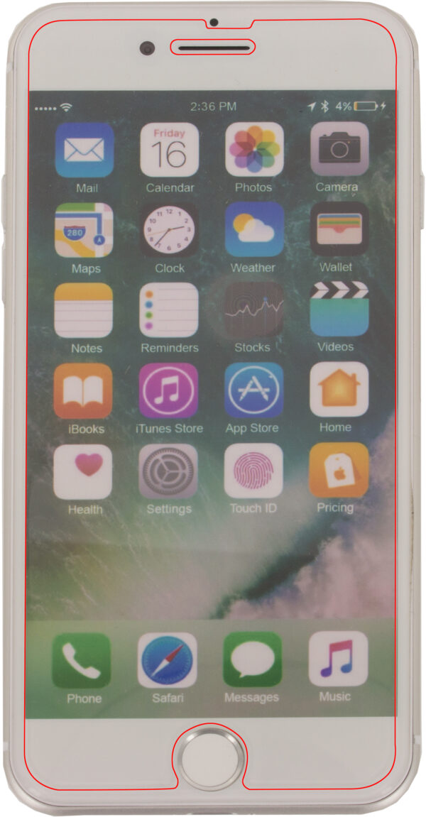 Mobilize Glass Screen Protector Apple Iphone 7 Plus/8 Plus - Afbeelding 3