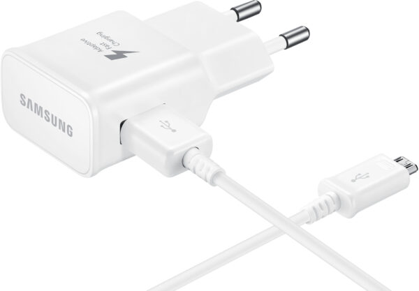 Samsung Ep-Ta20Eweugww Samsung Quick Travel Charger Incl. Micro Usb Cable 2.0A White Bulk - Afbeelding 2