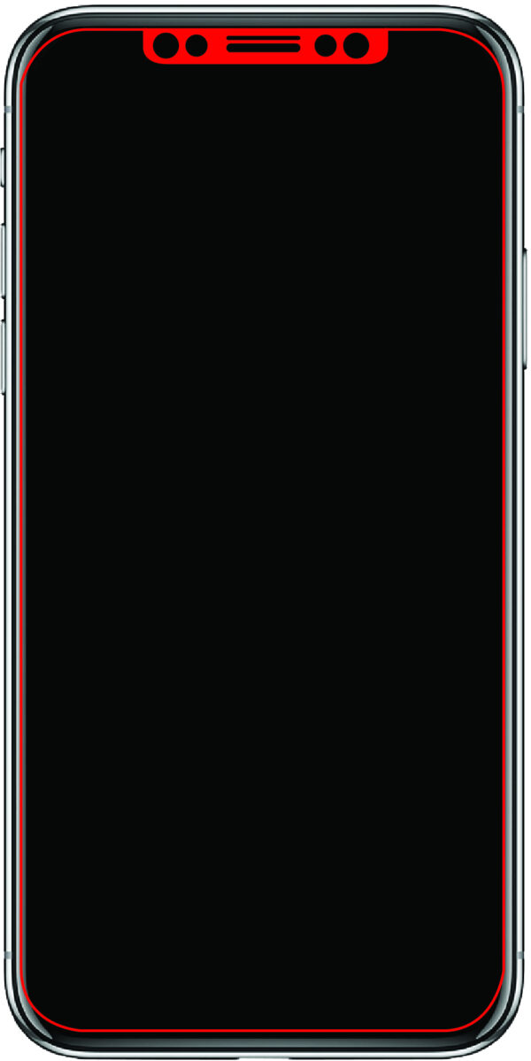 Mobilize Edge-To-Edge Glass Screen Protector Apple Iphone X/Xs/11 Pro Black Full Glue - Afbeelding 2