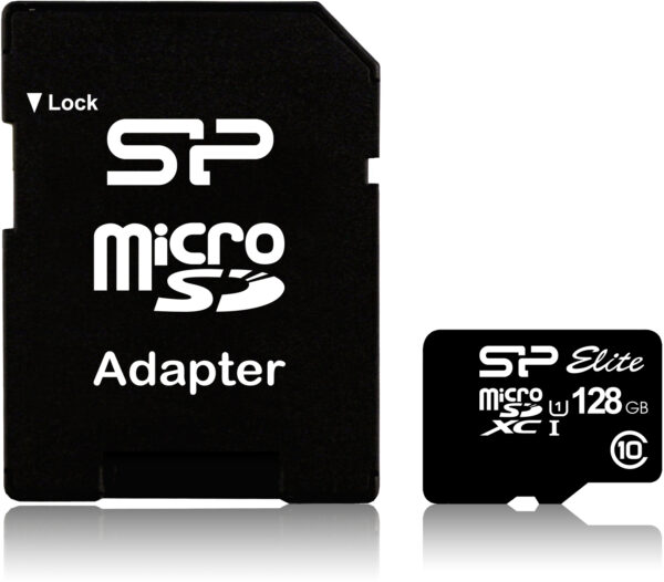 Silicon Power Micro Sdhc Incl. Sd Adapter 128Gb Uhs-1 Class 10 - Afbeelding 2