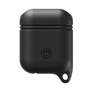 Xccess Shockproof Silicone Case With Hook For Apple Airpods Black