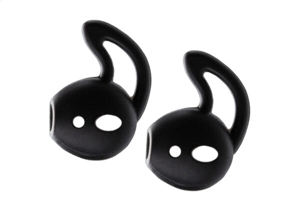 Xccess Silicone Earbuds With Ear Hook For Apple Earpod/Airpod Black
