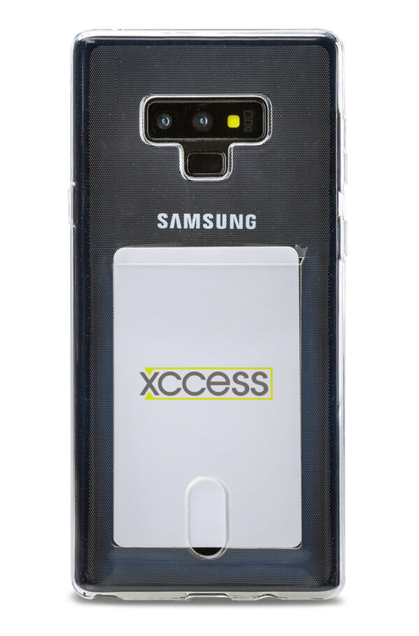 Xccess Tpu Card Case Samsung Galaxy Note9 Transparent Clear - Afbeelding 2