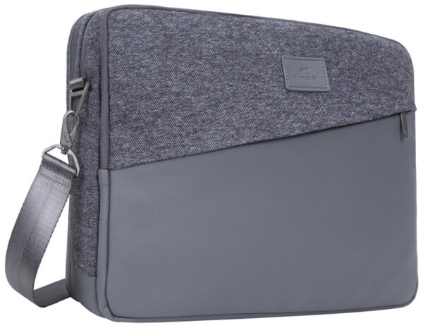 Rivacase Egmont Laptop Bag 15.6Inch Grey - Afbeelding 2