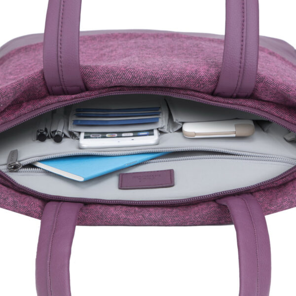 Rivacase Egmont Stylish Laptop Bag 13.3Inch Red - Afbeelding 7