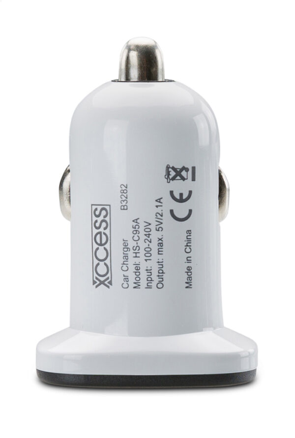 Xccess Car Charger Dual Usb 2.1A White
