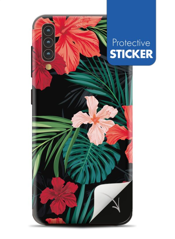 My Style Phoneskin For Samsung Galaxy A30S/A50 Red Caribbean Flower