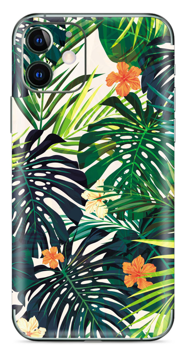 My Style Phoneskin For Apple Iphone 11 Jungle Flowers - Afbeelding 2