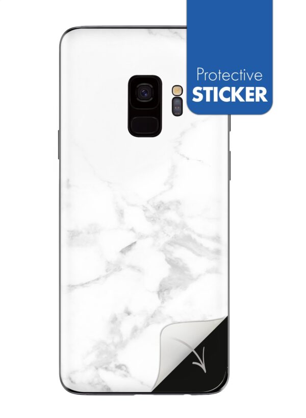 My Style Phoneskin For Samsung Galaxy S9 White Marble