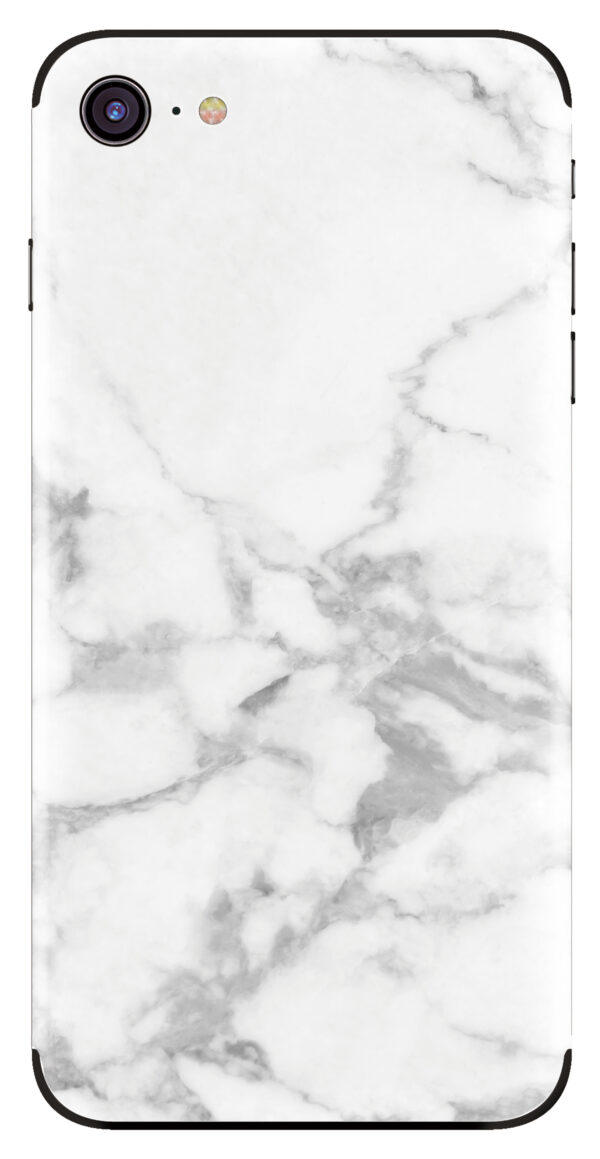 My Style Phoneskin For Apple Iphone 7/8/Se (2020/2022) White Marble - Afbeelding 2