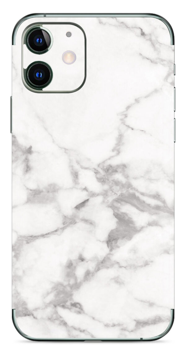 My Style Phoneskin For Apple Iphone 11 White Marble - Afbeelding 2