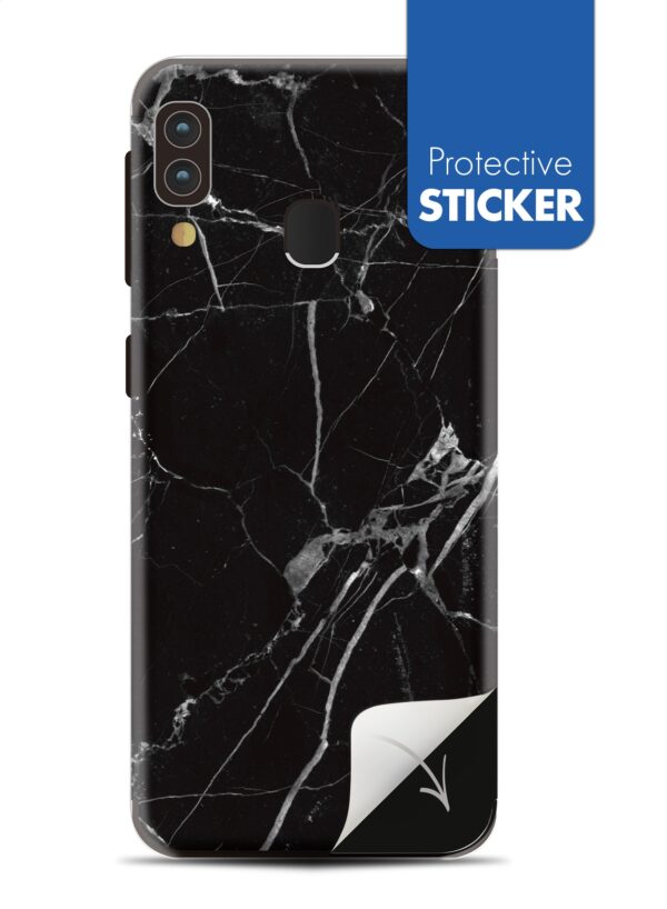 My Style Phoneskin For Samsung Galaxy A20E Black Marble