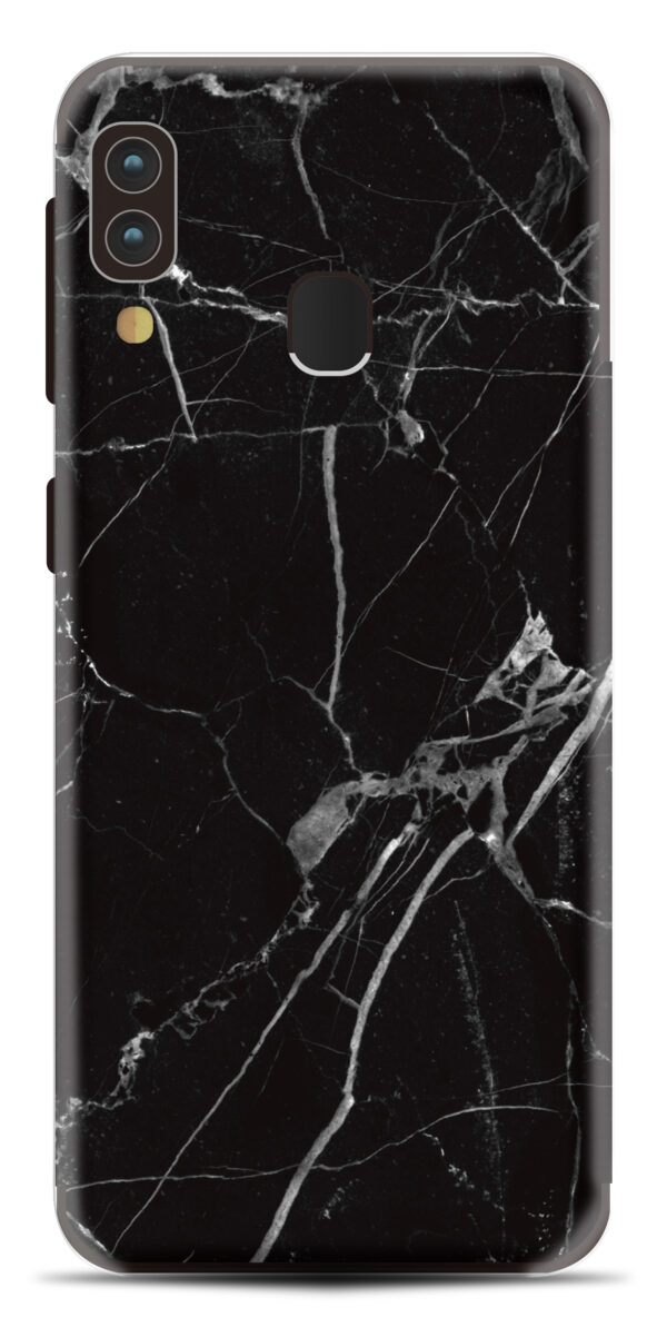 My Style Phoneskin For Samsung Galaxy A20E Black Marble - Afbeelding 2