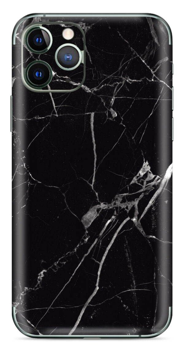 My Style Phoneskin For Apple Iphone 11 Pro Max Black Marble - Afbeelding 2