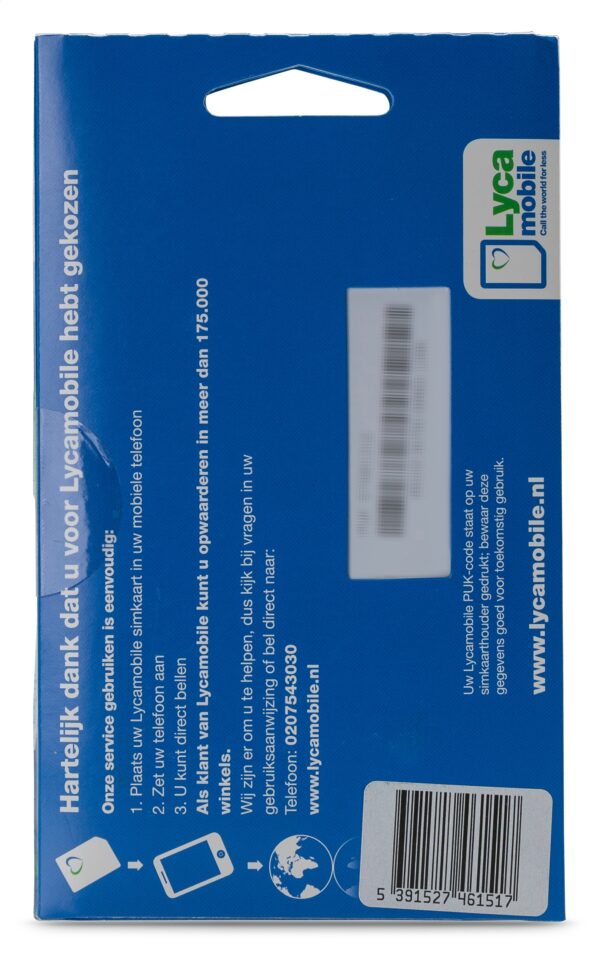 Lycamobile Holland Bundel S Plus - Afbeelding 2