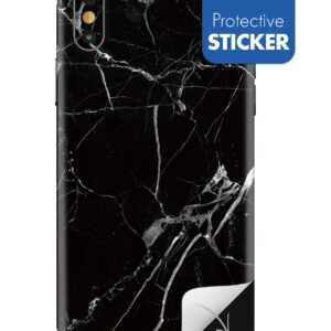 My Style Phoneskin For Apple Iphone Xs Black Marble