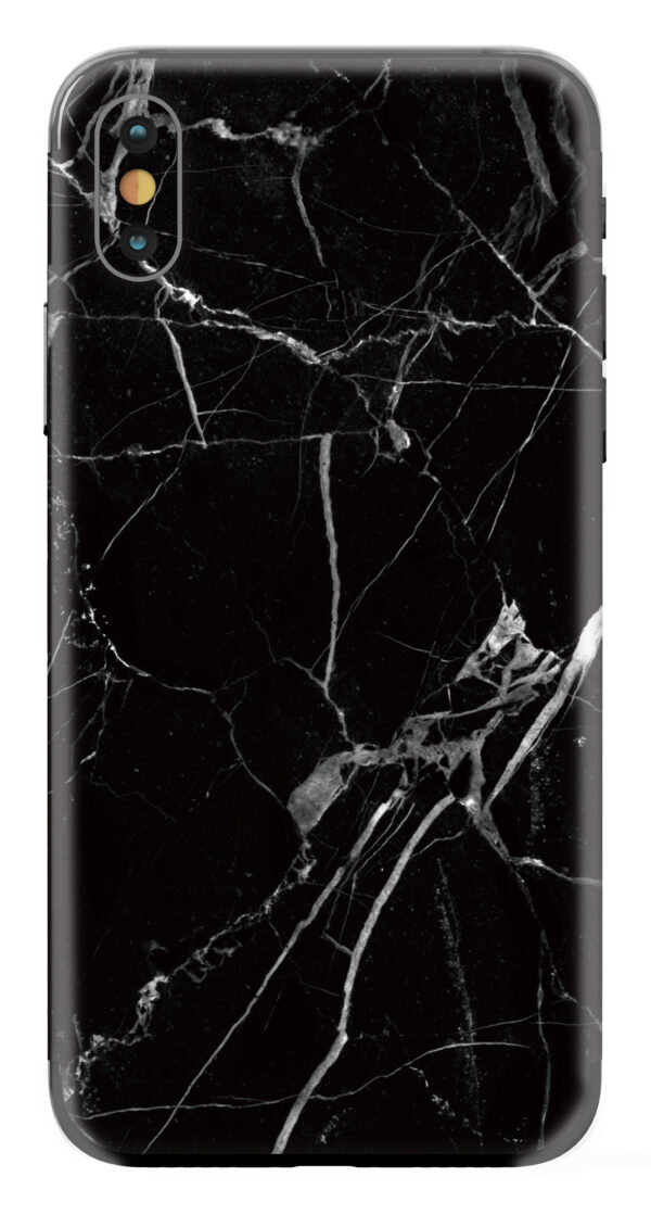 My Style Phoneskin For Apple Iphone Xs Black Marble - Afbeelding 2