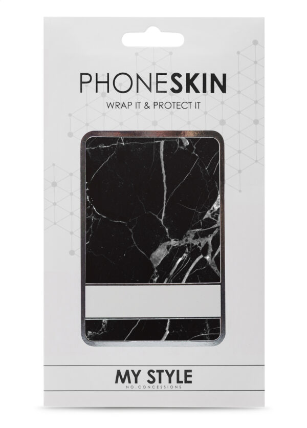 My Style Phoneskin For Apple Iphone Xs Black Marble - Afbeelding 3