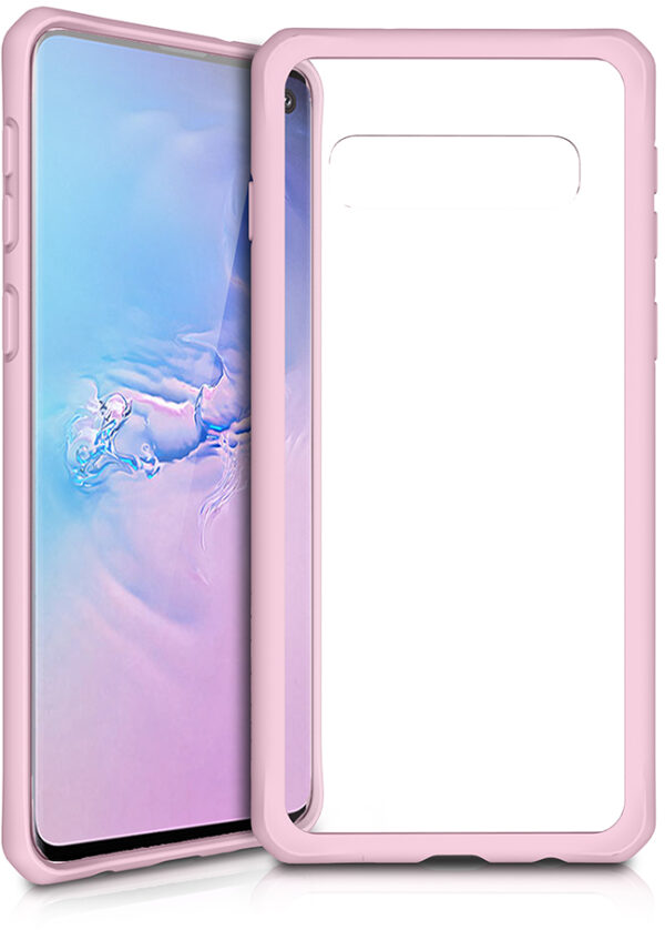 Itskins Level 2 Hybridsolid For Samsung Galaxy S10+ Pink/Transparent - Afbeelding 2