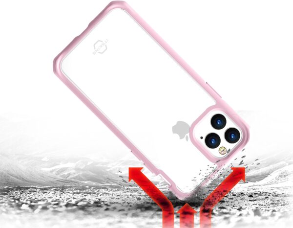 Itskins Level 2 Hybridsolid For Samsung Galaxy S10+ Pink/Transparent - Afbeelding 3