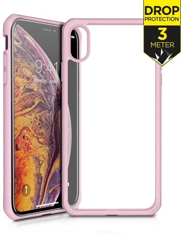 Itskins Level 2 Hybridsolid For Apple Iphone Xs Max Pink/Transparent
