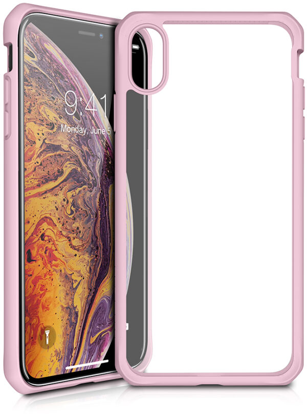 Itskins Level 2 Hybridsolid For Apple Iphone Xs Max Pink/Transparent - Afbeelding 2