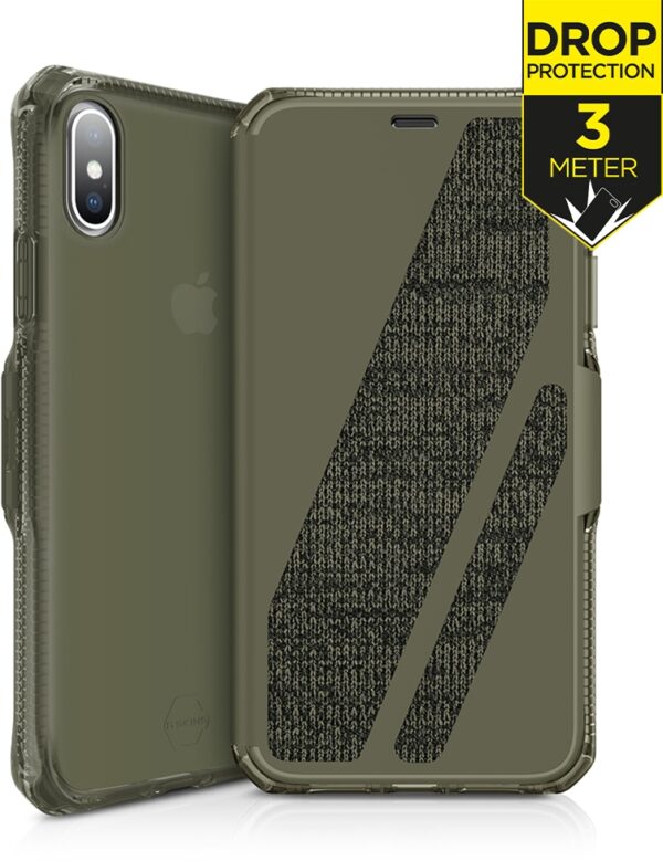 Itskins Level 2 Spectrumfolio For Apple Iphone Xs Max Kaki