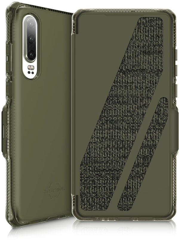 Itskins Level 2 Spectrumfolio For Huawei P30 Kaki - Afbeelding 2