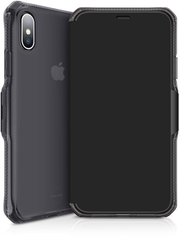 Itskins Level 2 Spectrumfolio For Apple Iphone Xs Max Pure Black - Afbeelding 2
