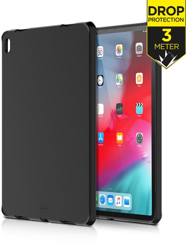 Itskins Level 2 Spectrumsolid For Apple Ipad Pro 11 2018 Plain Black