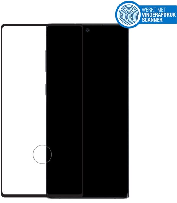 Mobilize Edge-To-Edge Glass Screen Protector Samsung Galaxy Note10 Black