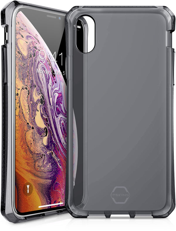 Itskins Level 2 Spectrumclear For Apple Iphone X/Xs Black - Afbeelding 2