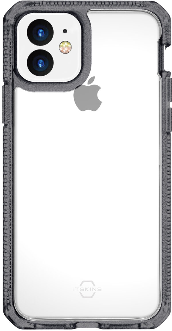 Itskins Level 2 Hybridfrost For Apple Iphone 11/Xr Transparent Black - Afbeelding 3