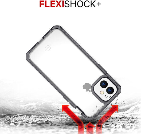 Itskins Level 2 Hybridfrost For Apple Iphone 11/Xr Transparent Black - Afbeelding 5