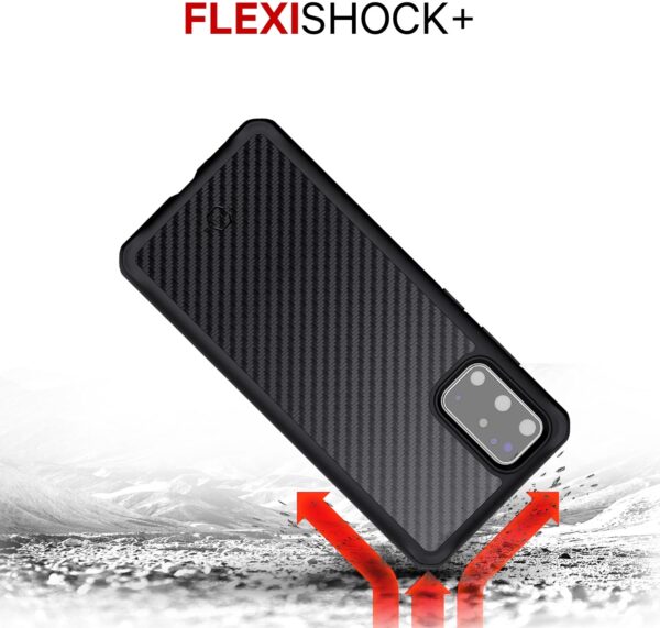 Itskins Level 2 Hybridfusion For Samsung Galaxy S20 Ultra/S20 Ultra 5G Carbon - Afbeelding 5