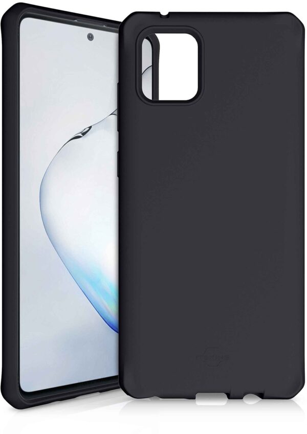 Itskins Level 2 Spectrumsolid For Samsung Galaxy Note10 Lite Plain Black - Afbeelding 2