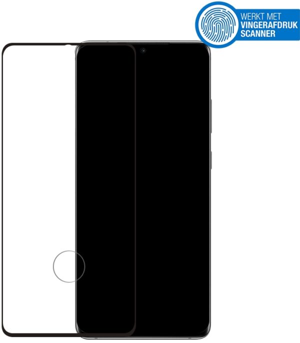 Mobilize Edge-To-Edge Glass Screen Protector Samsung Galaxy S20/S20 5G Black Edge Glue