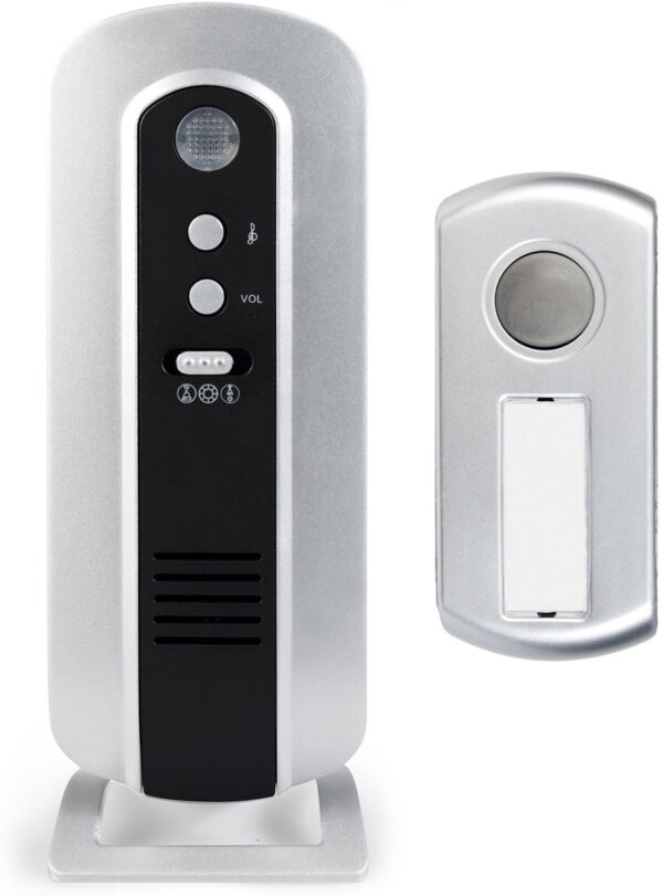 Alecto Adb-17 Alecto Draadloze Deurbel Black/Silver