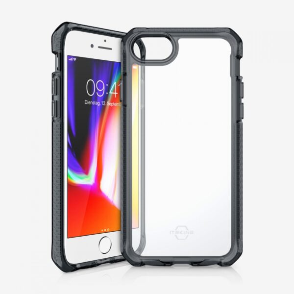 Itskins Level 3 Supremeclear For Apple Iphone 6/6S/7/8/Se (2020/2022) Black - Afbeelding 2