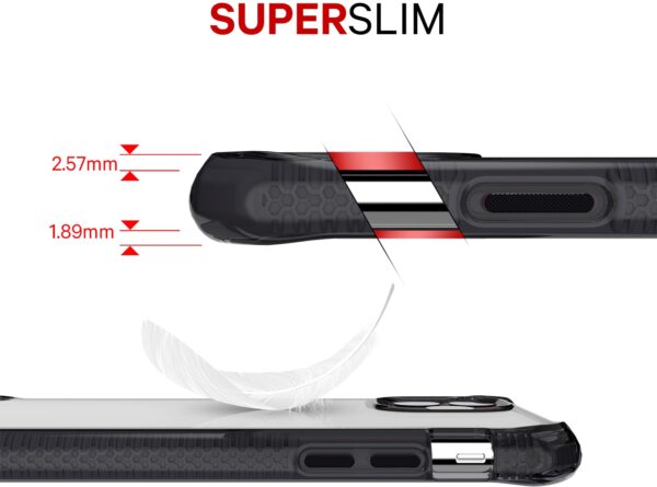 Itskins Level 3 Supremeclear For Apple Iphone 6/6S/7/8/Se (2020/2022) Black - Afbeelding 8