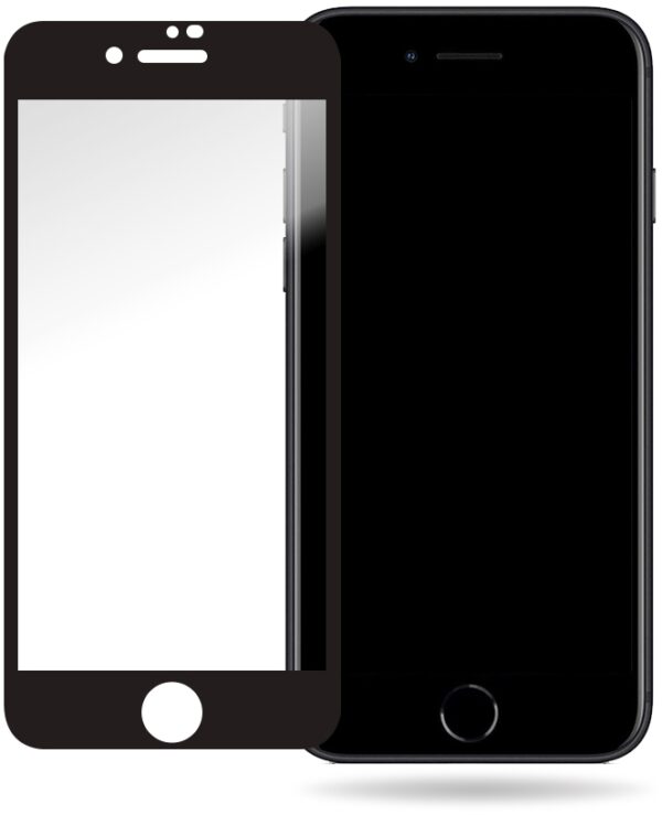 Mobilize Glass Screen Protector - Black Frame - Apple Iphone 7/8/Se (2020/2022)