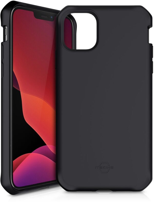 Itskins Level 2 Spectrumsolid For Apple Iphone 12/12 Pro Plain Black - Afbeelding 2